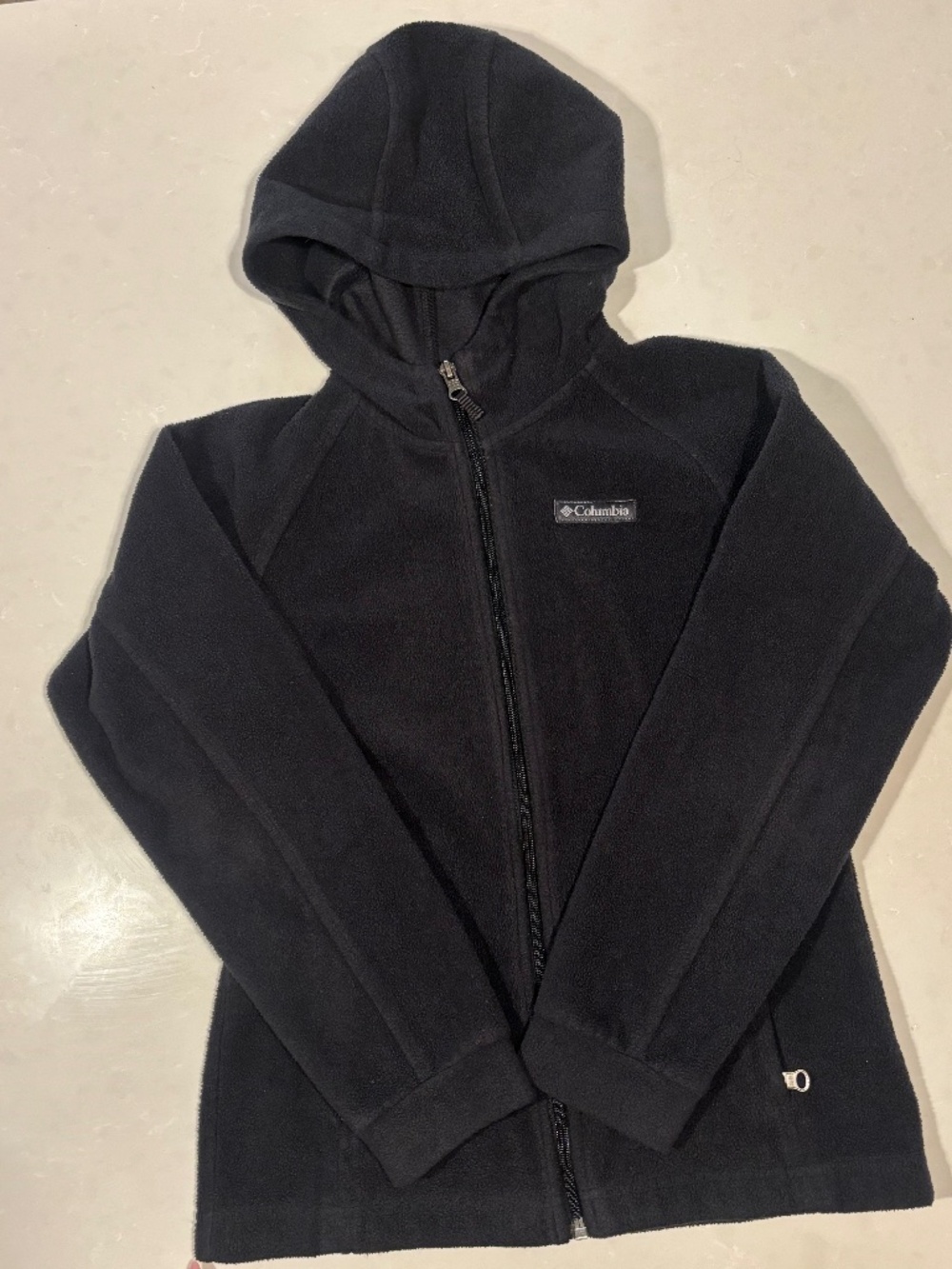 Columbia Kids Fleece Hoodie Zip up black size M